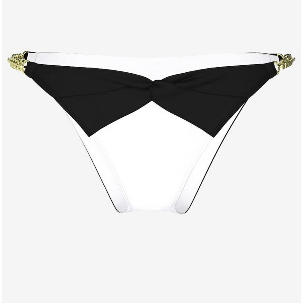 3106 NWT Victoria Secret Swim Archives Chains Brazilian Bikini Bottom Lg